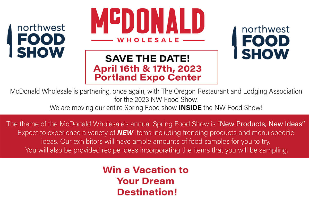 Food Shows McDonald Wholesale